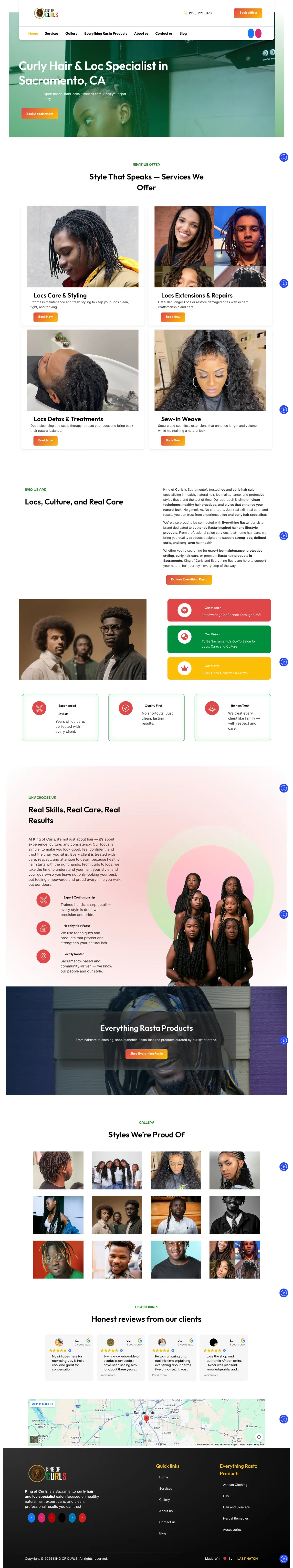 King Of Curls — full page